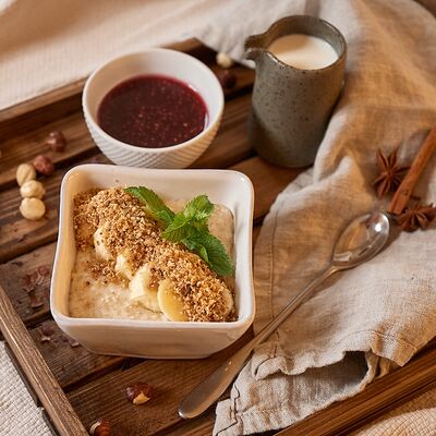 Овсяная каша с бананом и пралине в Debaton по цене 288