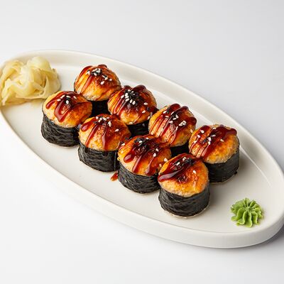 Запеченный ролл Самурай в Avo kitchen & bar по цене 900 ₽