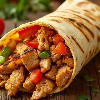 Шаурма детская (мини) в Одно мясо по цене 320 ₽