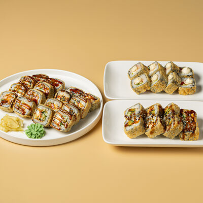 Сет 2 жареный в Журавль в небе Халяль по цене 2390 ₽