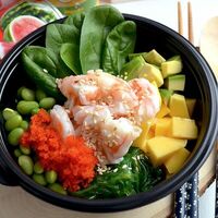 Поке с креветками в Держи рыбу