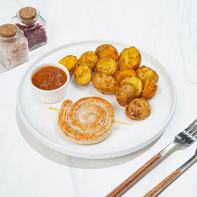 Колбаска-улитка с картофелем Айдахо в Магбургер & Братья Караваевы по цене 265