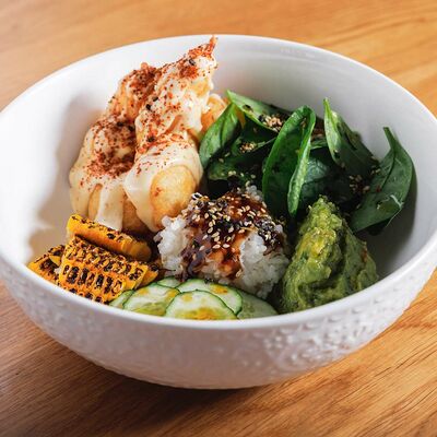 Поке с креветками в 321 Club by Novikov по цене 680