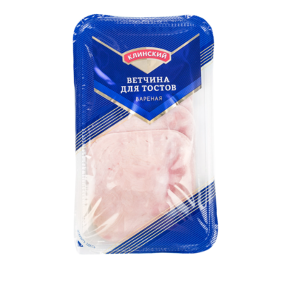 Ветчина вареная для тостов, Клинский мясокомбинат в Азбука Вкуса Экспресс Меню по цене 124 ₽