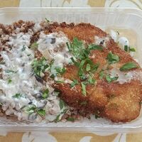 Шницель с гречкой в Кулинария Компот