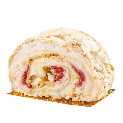 Меренговый рулет с малиной и миндалём в Кофеин по цене 245