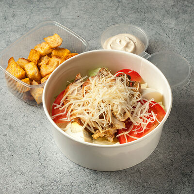 Салат Цезарь с курицей в Food Point 24 по цене 220 ₽