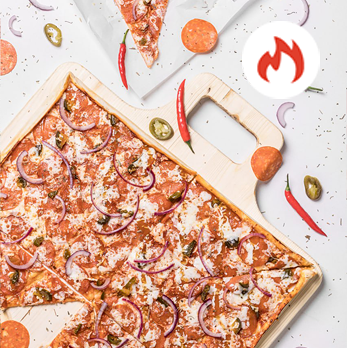 Пицца Хеллбой_40 см в Amba Pizza по цене 1182 ₽