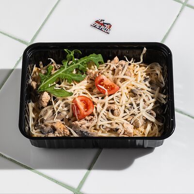 Паста Курица грибы в Epic Pizza по цене 540 ₽