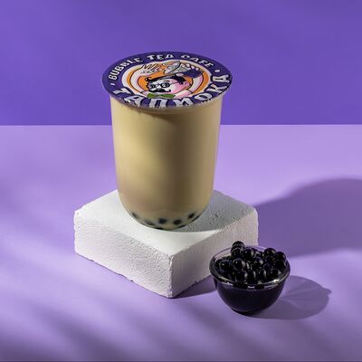 Бабл молоко Карамель с тапиокойв Тапиока bubble tea cafe по цене 449 ₽