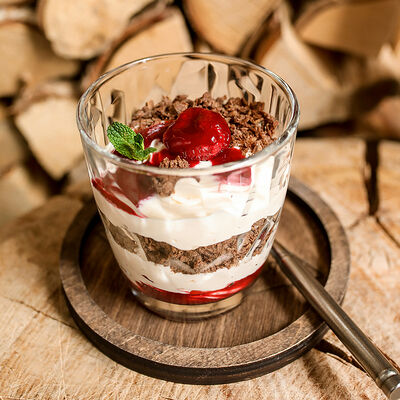 Крем из домашнего сыра с пралине и малиной в Сыроварня по цене 620