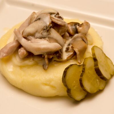 Бефстроганов из куриного бедра в Локко Мокко по цене 289 ₽