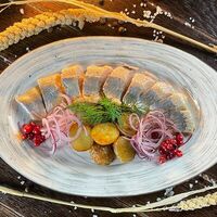 Сельдь с картофелем и луком в Ребрабар
