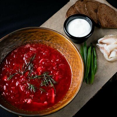 Борщ с салом в Half of You по цене 590 ₽