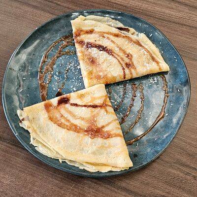 Блины с нутеллой и бананом в I Want Coffee & Food по цене 550 ₽