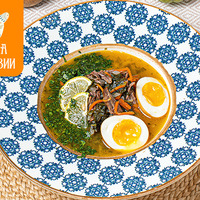 Щи с щавелем и маринованным яйцом в Курагадиван