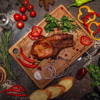 Шашлык из cвинoго антрекота в Шашлычная бостан по цене 659 ₽