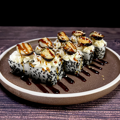 Ролл мидии терияки в Hatimaki по цене 519 ₽