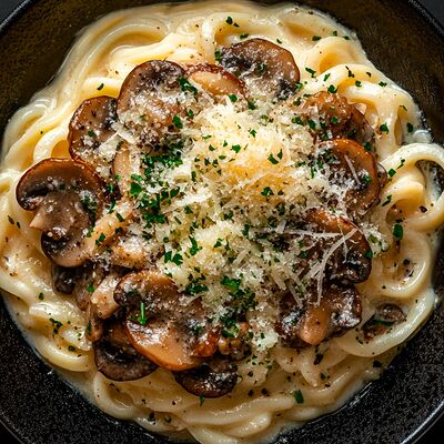 Паста с грибами в сливочном соусе в Суши мастер по цене 709 ₽