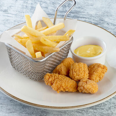 Куриные наггетсы с горчичным соусом в Пицца Темпо по цене 18 р.