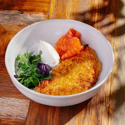 Драник с лососем в Сыроварня по цене 980 ₽