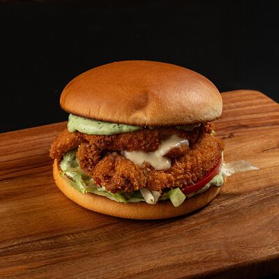 Песто-бургер в Римские пиццы по цене 650 ₽