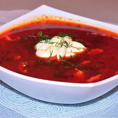 Борщ в Горячо и вкусно по цене 370 ₽
