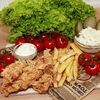 Криспи на тарелке в Го дабке по цене 500