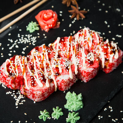 Ролл Запеченный с лососем в Аквасуши по цене 419