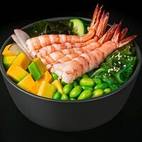 Поке с креветками в Калифафила