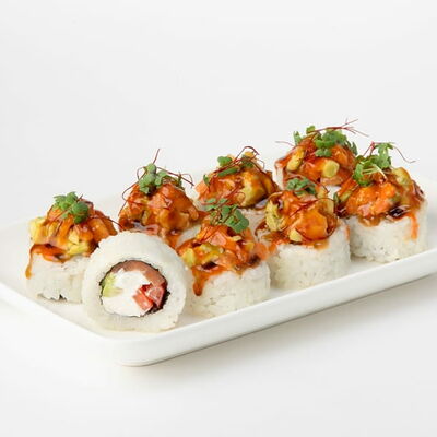 Тартар лосось-авокадо в ЭкоРолл по цене 862 ₽