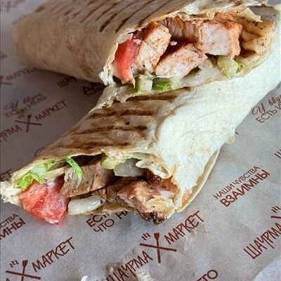 Свиная отбивная в лаваше в Шаурма Маркет по цене 530 ₽