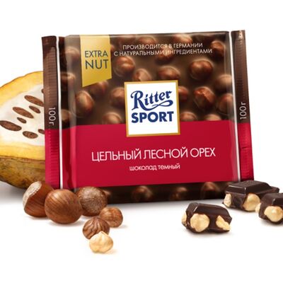 Шоколад Ritter sport в DARK SIDE шаурма & гриль по цене 390 ₽