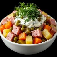 Салат Оливьев Перекус таксиста