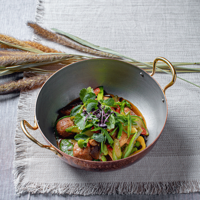 Фрикадельки с овощами и грибами в Чайхона №1 Васильчуки по цене 570 ₽