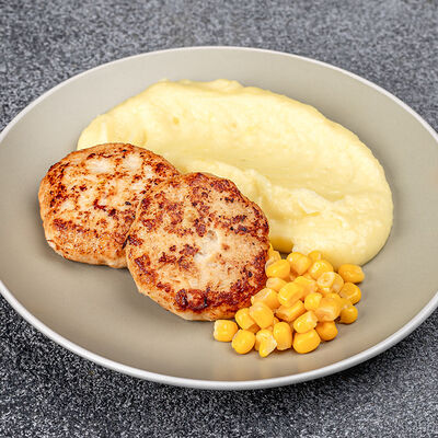 Котлетки куриные с пюре в Pizza Lavka по цене 349 ₽