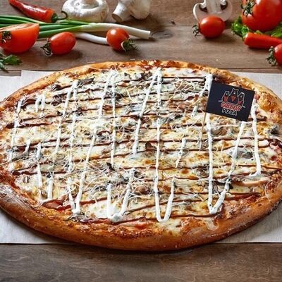 Чикен Барбекю в PIZZA Zilla американская и римская по цене 1200 ₽