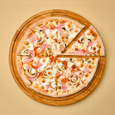 Пицца Ветчина-Грибы в Атлас еды по цене 750 ₽