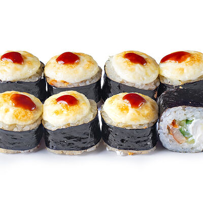 Ролл запеченный с угрем в Sunrise по цене 468 ₽