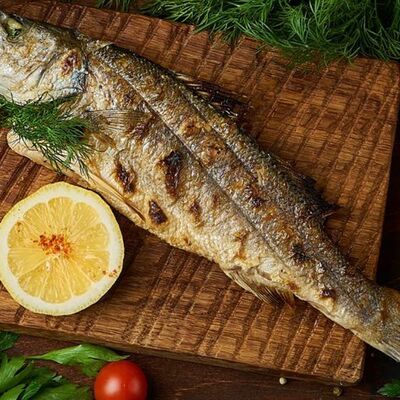 Шашлык из сибаса в Сапфир Premium HITS & GRILL по цене 1100 ₽