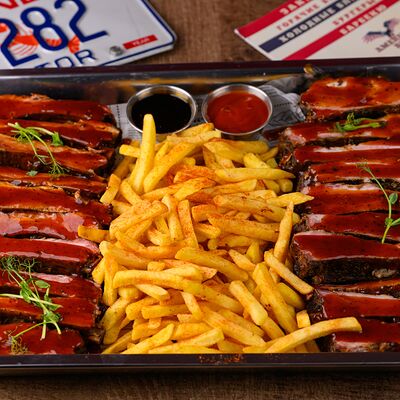 Сет Рёберное пати в American BBQ по цене 265 р.
