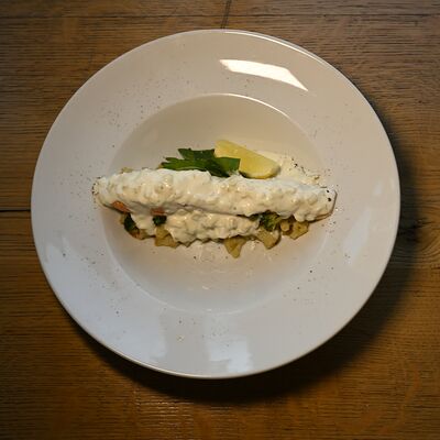 Филе лосося с овощами в Rolling's по цене 660 ₽