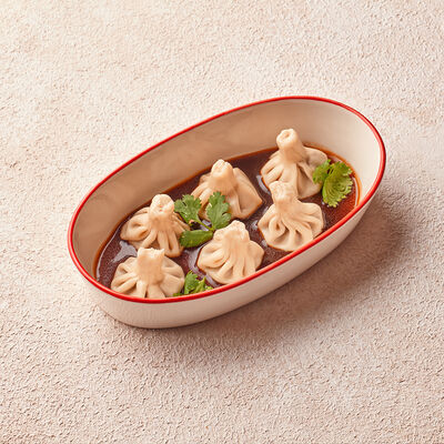 Мини-хинкали с томленой говядинойв Хачапури Выпечка и Вино по цене 540 ₽