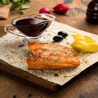 Стейк из семги в Анас