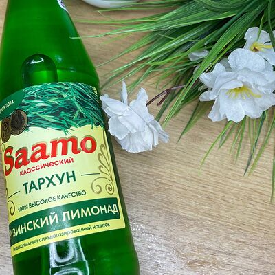 Saamo грузинский лимонад Тархун в Шашлык72 по цене 135 ₽