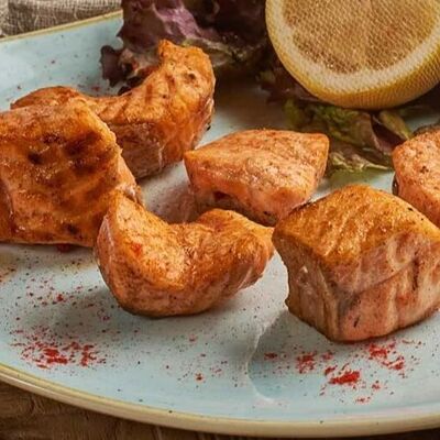 Шашлык из семги в Сапфир Premium HITS & GRILL по цене 1500 ₽