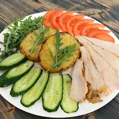 Хашбраун с куриным филев Circle Pizza по цене 800 ₽