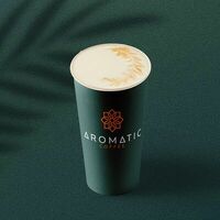 Сырный латте в Aromatic Coffee