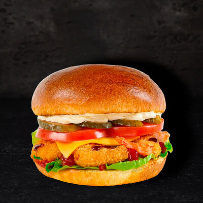 Шримп Бургер в Магбургер & Братья Караваевы по цене 525 ₽