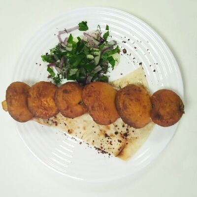 Шампиньоны в Шашлыки по-бакински по цене 250 ₽